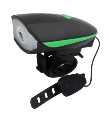 Productafbeelding van Voorlamp voor fiets van Esperanza met bel Alfard
