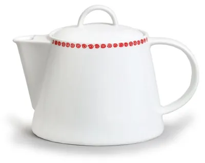 Produktbild von Thun 1794 Teekanne, Odense, rot, 1,3 l, Karlsbader Porzellan, Thun