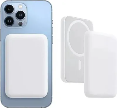 Produktbild von MagSafe Akku Powerbank für Apple iPhone 12 13 14 / Pro Max / Plus Air Pods Pro Kabellos Magnetische Lightning Anschluss - Kapazität 5000mAh - 8 polig