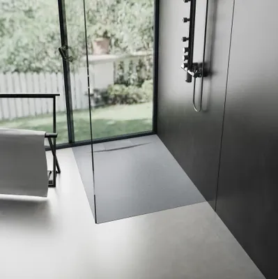 Produktbild von Rea Duschtasse Bazalt 90X90 Grey