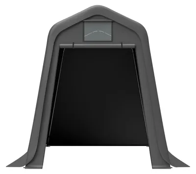 Produktbild von Aufbewahrungsschuppen 245x183x217 cm PE wasserdicht Grau, für Garten Außenlagerung