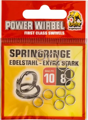 Produktbild von Behr Springringe stark 8 mm (10 Stück)