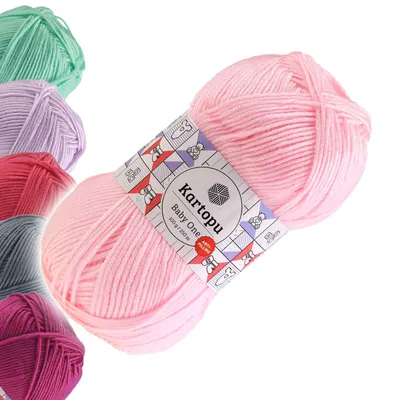 Produktbild von 100g Strickgarn Kartopu BABY ONE Antipilling Babywolle Babystrickgarn, 45 Farben