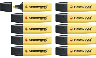 Immagine prodotto di STABILO Boss Original Pastel evidenziatore 1 pz Punta smussata Giallo