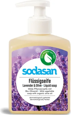 Image de Sodasan Savon liquide Lavande & Olive 0,3L savon végétal doux (1 paquet)
