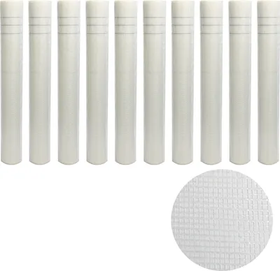 Immagine prodotto di Bettizia 500m² rete di armatura rete per intonaco (1m x 50m) rete per intonaco 160g/m² rete in fibra di vetro 4mm x 4mm fibra di vetro facciata bianca