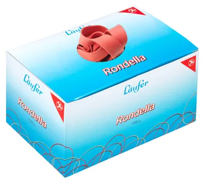 Zdjęcie produktu dla L„ufer RONDELLA Gummib„nder im Karton, 1.000 g, 200 x 17 mm