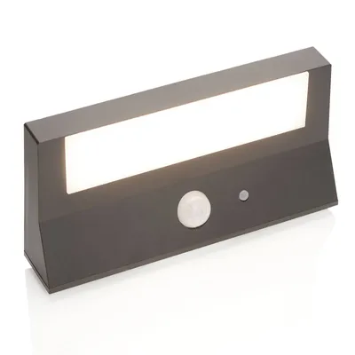 Produktbild von Lindby LED-Solar-Außenwandleuchte Maresia, Sensor, anthrazit