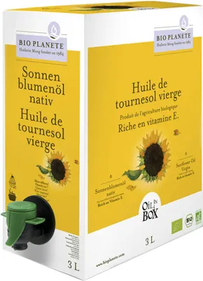 Produktbild von Oil in Box - Sonnenblumenöl nativ 3L 6er Pack