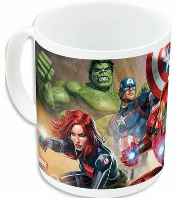 Immagine prodotto di Tazza Marvel Avengers 325ml in Vetroceramica in set regalo - Fan merchandise serie TV