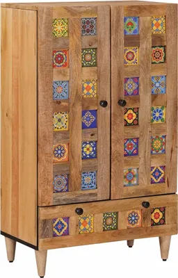 Obrázok produktu pre Highboard Prírodná 60 x 33,5 x 100 cm Masívne mango drevo