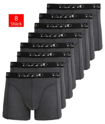 Produktbild von Tazzio Herren Boxershorts 8er Pack BS1000 (Anthrazit, 3XL)