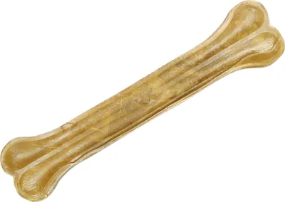 Produktbild von 1 Stück ca. 32cm ca. 420g - Schecker Kauknochen aus Rind - 1. Wahl - schwere Qualität sauber gepresst