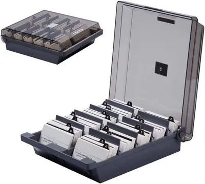 Produktbild von Famanu Visitenkarten Organizer - Praktisch und Platzsparend - 1000 Karten