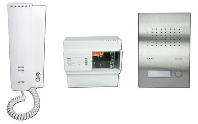 Produktbild von RITTO RITO Edelstahl-Türstation 1WE RGE1818125 Acero Pur Audio weiss Komplettpaket RGE1818125 (RGE1818125)