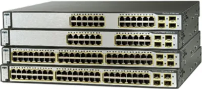 Produktbild von Cisco WS-C3750V2-24PS-E, Managed network switch, Vollduplex, Energie Über Ethernet (PoE) Unterstützung