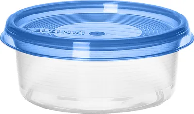Produktbild von plast team Gefrierdose Helsinki 0,3 Liter rund blau