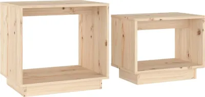 Obrázek produktu pro vidaXL Sada stolků 2 ks. Borovicový masiv
