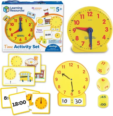 Productafbeelding van Learning Resources Tijd Activiteit 41 - Stuk Set - Veelkleurig