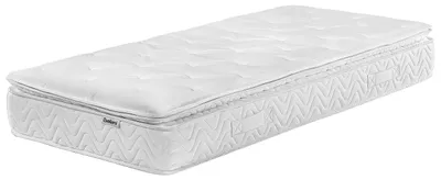 Produktbild von BELIANI Memory Foam Matratze mit Taschenfederkern Creme 90 x 200 cm Abnehmbarer Bezug Kindermatratze Komfortabel Medium Härtegrad