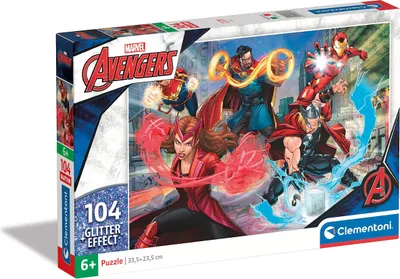 Image de Puzzle CLE 104 Paillettes Les Avengers 20347