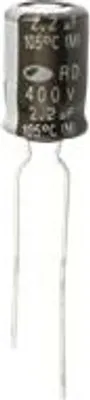 Produktbild von Elko 2,2 µF, 400 V, radial, RM 5