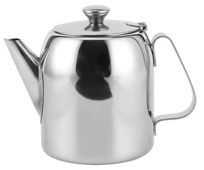 Immagine prodotto di Bollitore per caffè, teiera, acciaio inossidabile, 850 ml, finitura lucida, argento