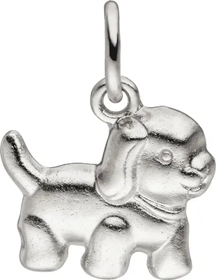 Produktbild von Anhänger Hund 925 Sterling Silber Silberanhänger Hundeanhänger
