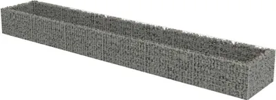 Obrázek produktu pro vidaXL Gabionové zvýšené lůžko z pozinkované oceli 540 × 90 × 50 cm