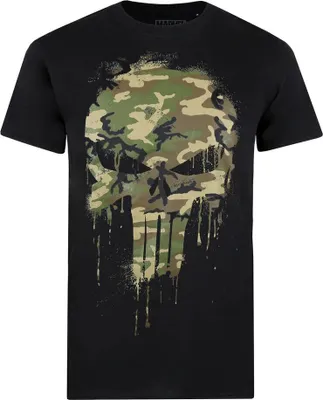 Obrázok produktu pre The Punisher - Tričko s logom pre mužov TV706 (XL) (čierna/zelená)
