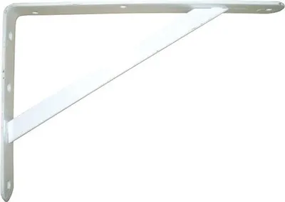 Produktbild von Schwerlastkonsole mit Strebe 330 x 500 mm TORBEL - weiß - J503695