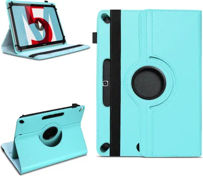 Produktbild von Tablet Tasche Huawei MediaPad T5 10.1 Hülle Schutzhülle Case Cover 360° DrehbarFarben:Türkis
