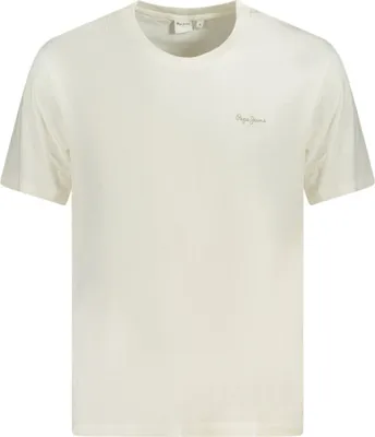 Produktbild von Nachhaltiges Herren T-Shirt - Weiß, Rundhals & Logo Druck