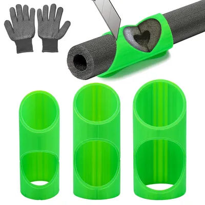 Obrázek produktu pro Šablona pro izolaci budov, tloušťky 15 mm, 22 mm, 28 mm, 3 kusy, pomůcka pro efektivní izolaci