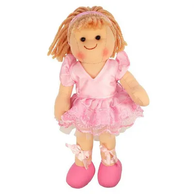 Obrázok produktu pre Bigjigs Toys Látková panenka Lily 28 cm