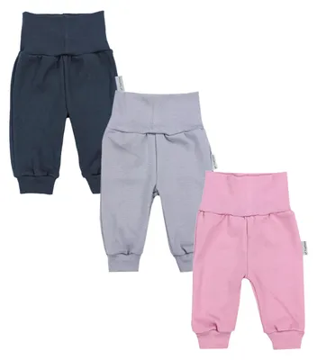 Produktbild von TupTam Baby Mädchen Hose Jogginghose Freizeithose 3er Pack, Farbe: Farbenmix 1, Größe: 86