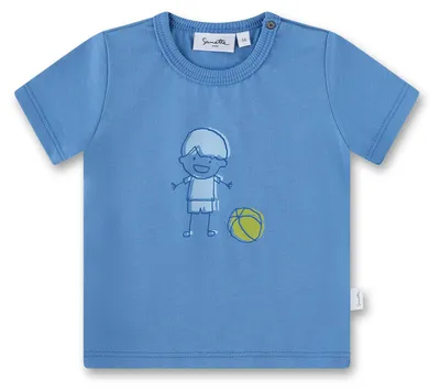Produktbild von Sanetta Pure Baby-T-Shirt blau  62