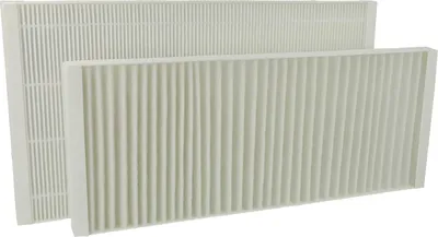 Produktbild von vhbw Filterset kompatibel mit Viessmann Vitovent 300-F Lüftungsgerät - Luftfilter G4 / F7 (2 Stück), Weiß