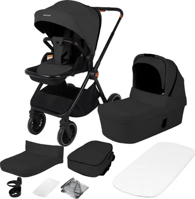 Immagine prodotto di Seggiolino per neonati, design leggero, seduta regolabile in due posizioni, nero