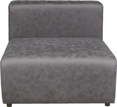 Produktbild von Sofa-Modul ‘Suldal’ Sitzelement  Mittelteil 110 x 83 x 68 cm WildKunstleder Schwarz