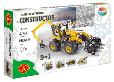 Image de Alexander Toys Jeu de construction 5 en 1 Noah Constructor Pro - 434 pièces