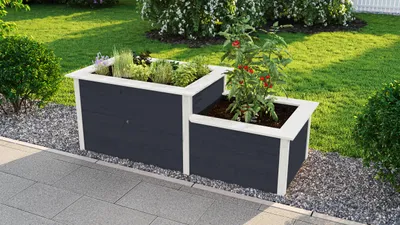 Produktbild von Hochbeet 205x79 21mm, anth B x T x H 205 x 79,2