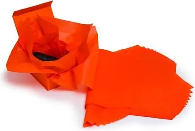 Zdjęcie produktu dla Bibuła Ozdobna 20g 38x50cm Koralowa - do pakowania Prezentów - 100 ark