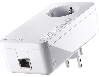Produktbild von Devolo Magic 2 LAN, 2400 Mbit/s, IEEE 802.3, IEEE 802.3ab, IEEE 802.3az, IEEE 802.3u, IEEE 802.3x, Gigabit Ethernet, 10,100,1000 Mbit/s, 10BASE-T, 100BASE-TX, 1000BASE-T, 64-QAM, 256-QAM, 1024-QAM, 4096-QAM, BPSK, OFDM, QPSK