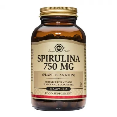 Produktbild von Spirulina Solgar 750 mg