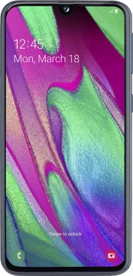 Produktbild von Samsung Galaxy A40 SM-A405F, 15 cm (5.9"), 4 GB, 64 GB, 16 MP, Android 9.0, Schwarz