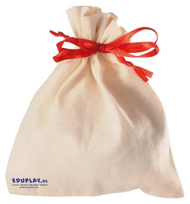 Obrázek produktu pro EDUPLAY 230062 Sáčky, 10 x 12 cm, bavlna, přírodní, 24 kusů (1 sada)