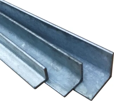 Produktbild von Winkelstahl verzinkt S235JR Länge 500mm (50cm) 60x60x8mm