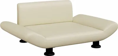 Obrázek produktu pro vidaXL Pelíšek pro psy Cream 70x45x28 cm Imitace kůže