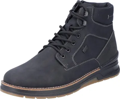 A single black boot is shown against a white background.